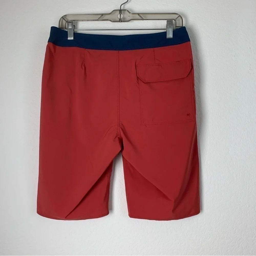 Patagonia Mens red hydro lace up swim board shorts 30